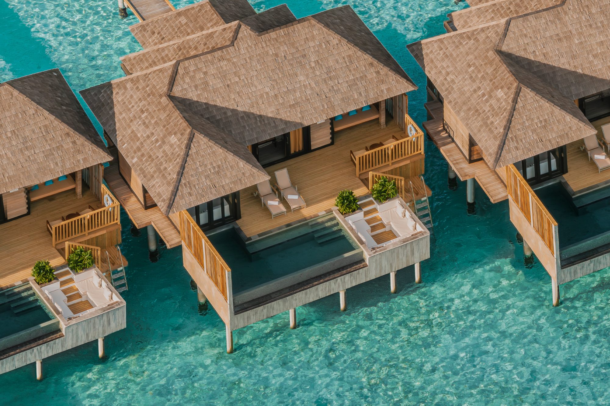 Sunset Horizon Water Villa with Pool