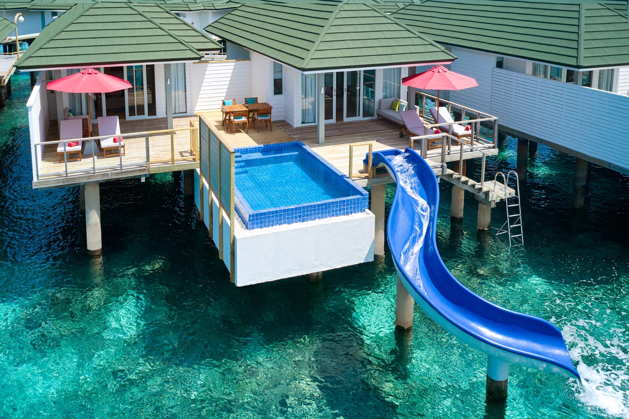 Two Bedroom Lagoon Villa with Pool + Slide