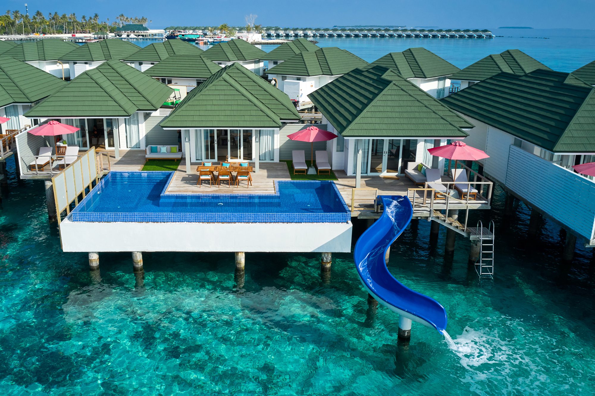 Three Bedroom Lagoon Villa with Pool + Slide