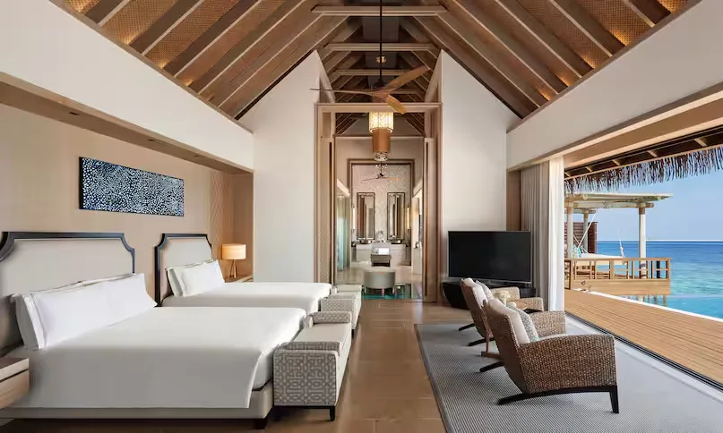 Two Queen Bedded Overwater Villa with Pool
