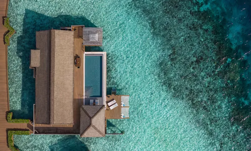 Two Queen Bedded Grand Overwater Villa with Pool